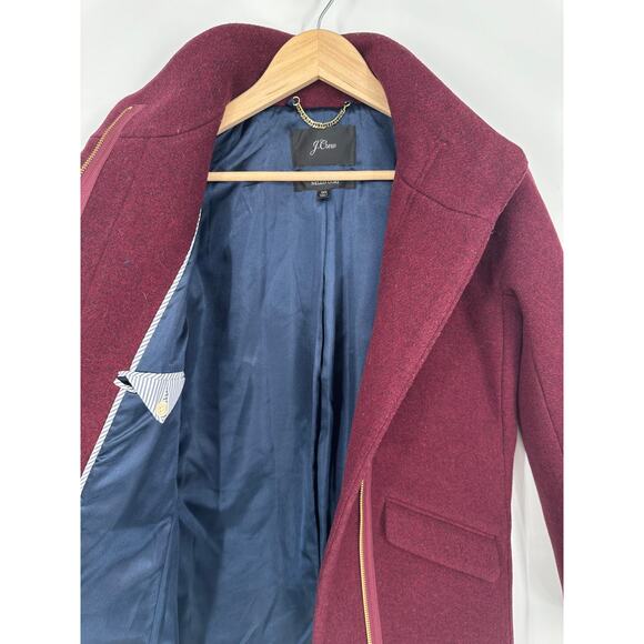 J. Crew Nello Gori Cocoon Coat in Italian Stadium Cloth Wool Blend Jacket - Picture 12 of 14